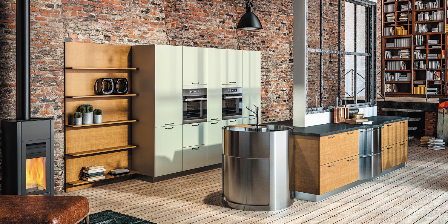 Cuisine bois moderne sagne cuisines