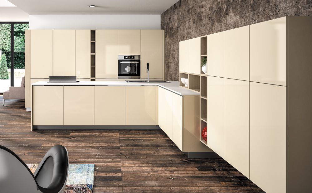 Cuisine bois foncé sagne cuisines Cuisine moderne imitation bois
