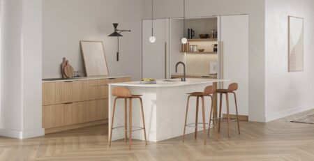 Cuisine air de Scandinavie par Sagne Cuisines - Détail