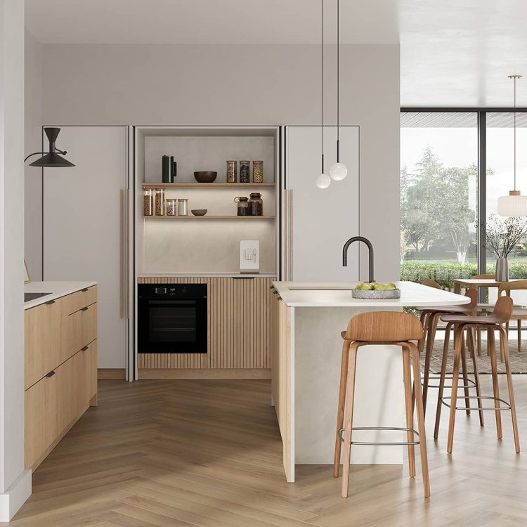 Cuisine air de Scandinavie par Sagne Cuisines - Détail
